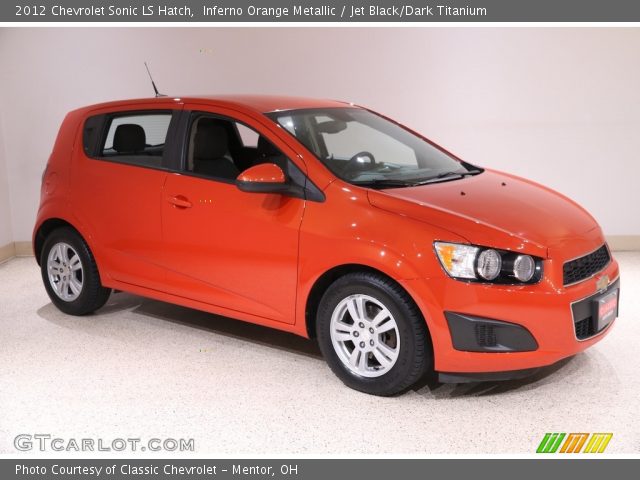 2012 Chevrolet Sonic LS Hatch in Inferno Orange Metallic