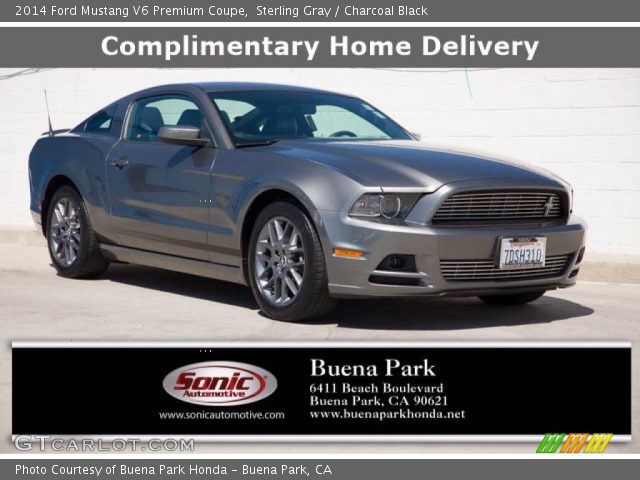 2014 Ford Mustang V6 Premium Coupe in Sterling Gray