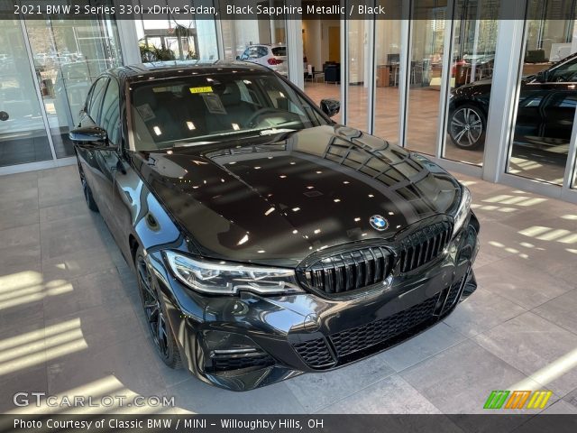 2021 BMW 3 Series 330i xDrive Sedan in Black Sapphire Metallic