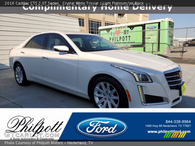 2016 Cadillac CTS 2.0T Sedan in Crystal White Tricoat