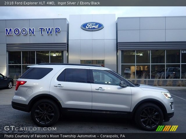 2018 Ford Explorer XLT 4WD in Ingot Silver