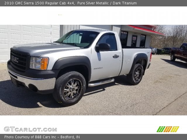 2010 GMC Sierra 1500 Regular Cab 4x4 in Pure Silver Metallic