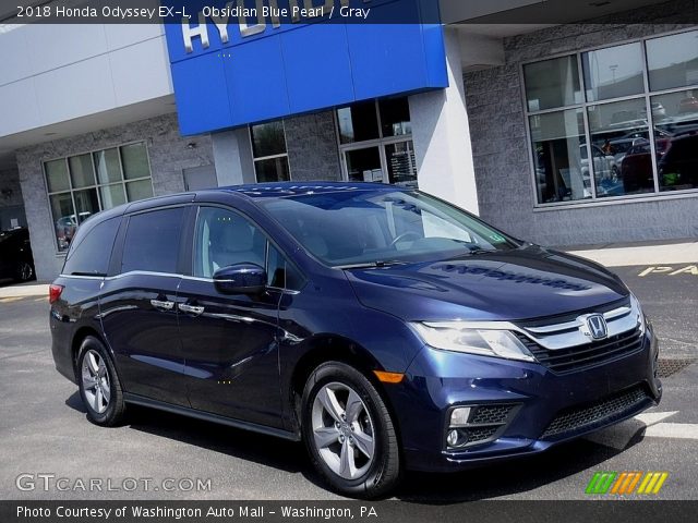 2018 Honda Odyssey EX-L in Obsidian Blue Pearl