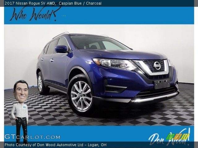 2017 Nissan Rogue SV AWD in Caspian Blue