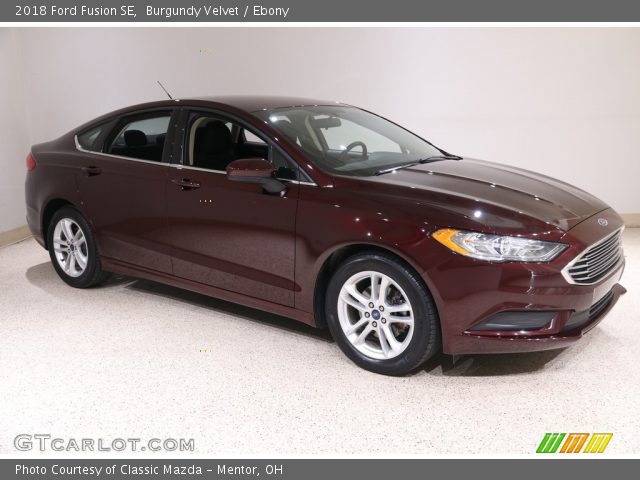 2018 Ford Fusion SE in Burgundy Velvet