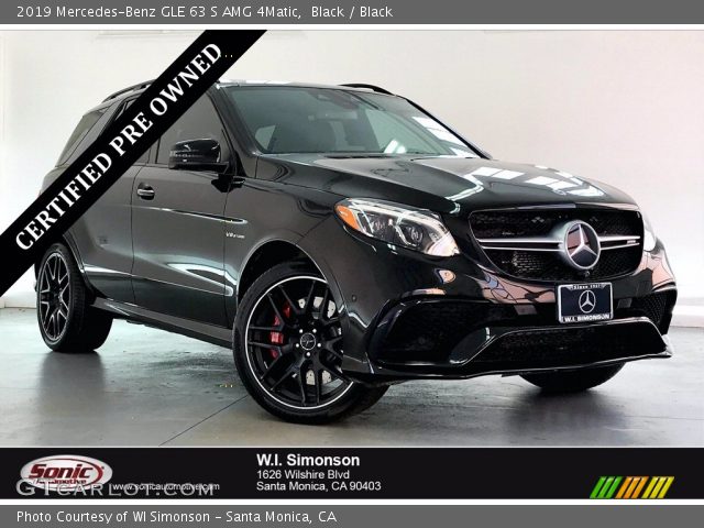 2019 Mercedes-Benz GLE 63 S AMG 4Matic in Black