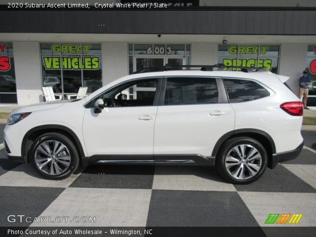 2020 Subaru Ascent Limited in Crystal White Pearl