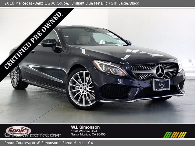 2018 Mercedes-Benz C 300 Coupe in Brilliant Blue Metallic