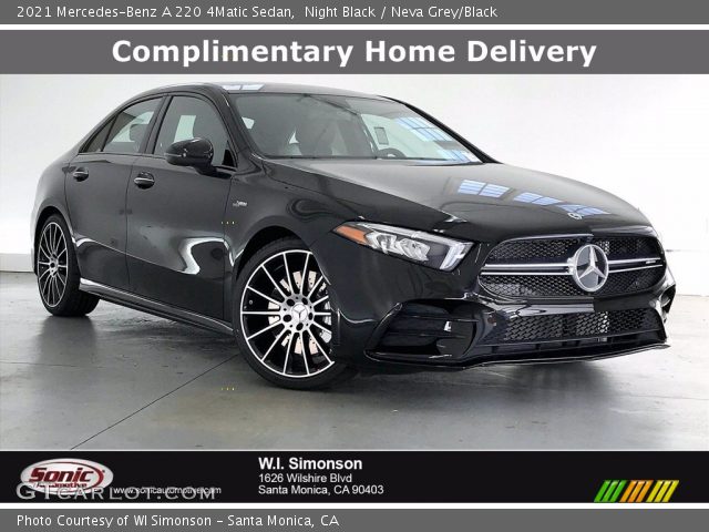 2021 Mercedes-Benz A 220 4Matic Sedan in Night Black
