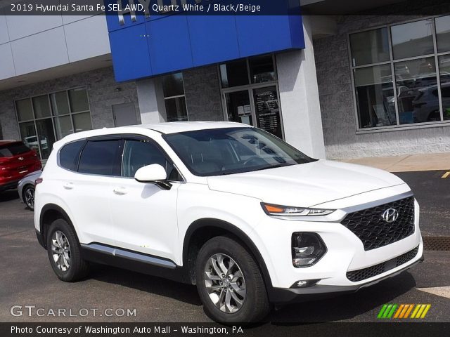 2019 Hyundai Santa Fe SEL AWD in Quartz White