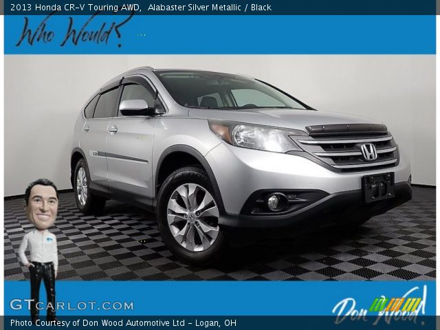2013 Honda CR-V Touring AWD in Alabaster Silver Metallic