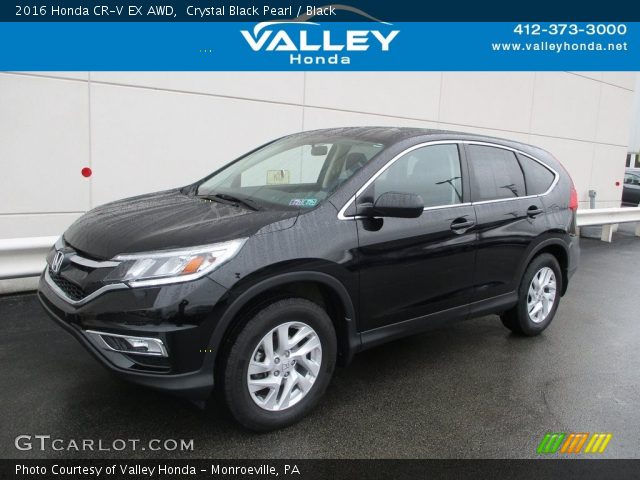2016 Honda CR-V EX AWD in Crystal Black Pearl