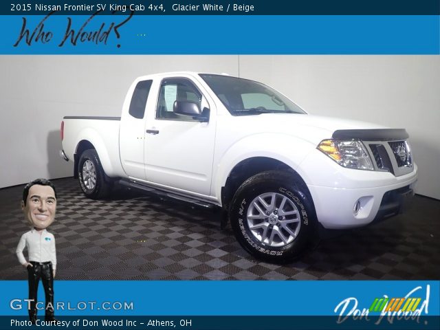 2015 Nissan Frontier SV King Cab 4x4 in Glacier White