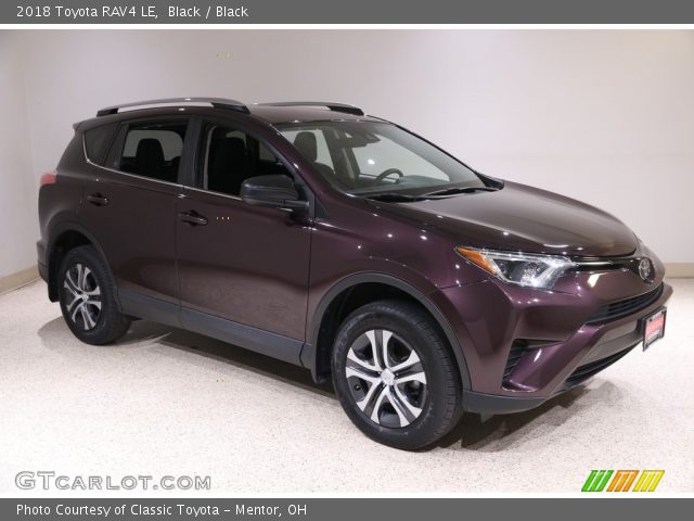 2018 Toyota RAV4 LE in Black