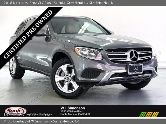 2018 Mercedes-Benz GLC 300 in Selenite Grey Metallic