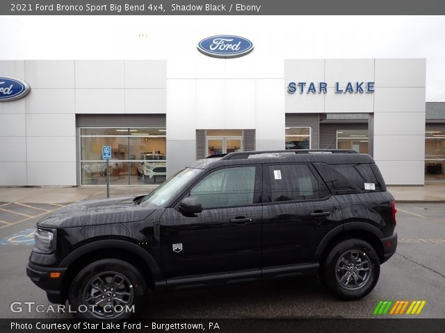 2021 Ford Bronco Sport Big Bend 4x4 in Shadow Black