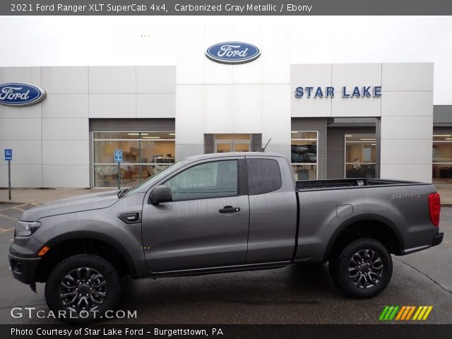 2021 Ford Ranger XLT SuperCab 4x4 in Carbonized Gray Metallic