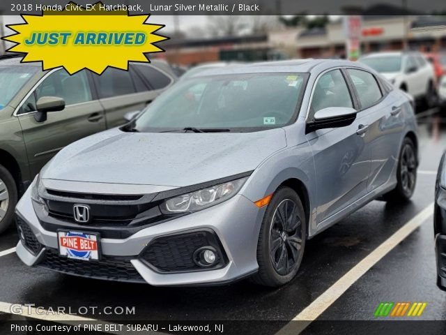 2018 Honda Civic EX Hatchback in Lunar Silver Metallic