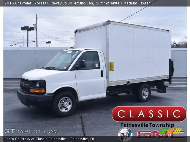 2016 Chevrolet Express Cutaway 3500 Moving Van in Summit White