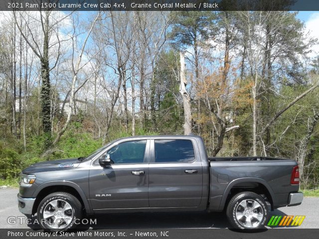 2021 Ram 1500 Laramie Crew Cab 4x4 in Granite Crystal Metallic