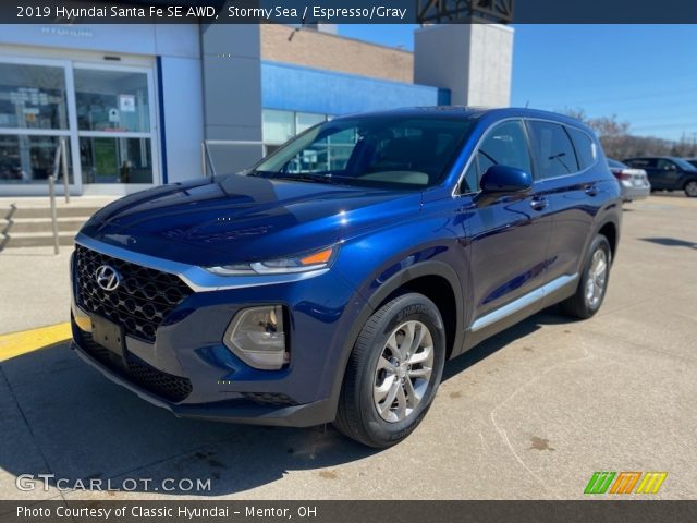 2019 Hyundai Santa Fe SE AWD in Stormy Sea