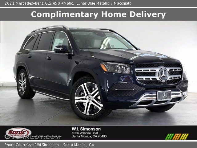 2021 Mercedes-Benz GLS 450 4Matic in Lunar Blue Metallic