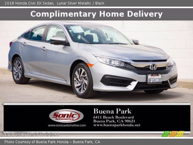 2018 Honda Civic EX Sedan in Lunar Silver Metallic
