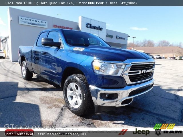 2021 Ram 1500 Big Horn Quad Cab 4x4 in Patriot Blue Pearl