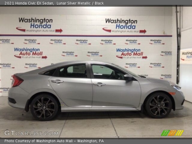 2021 Honda Civic EX Sedan in Lunar Silver Metallic