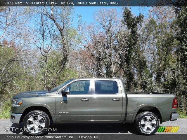 2021 Ram 1500 Laramie Crew Cab 4x4 in Olive Green Pearl