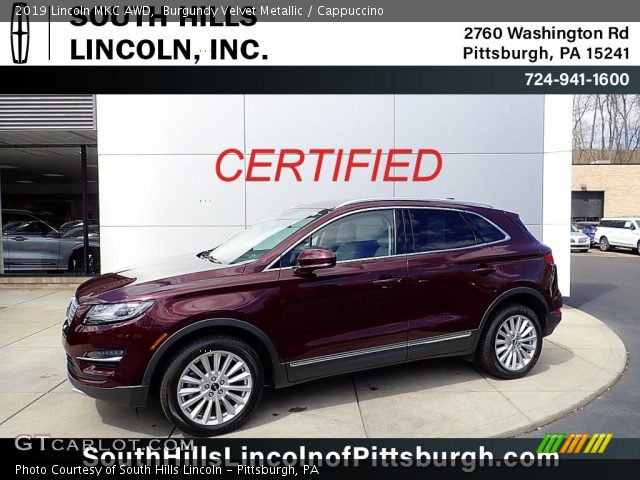 2019 Lincoln MKC AWD in Burgundy Velvet Metallic