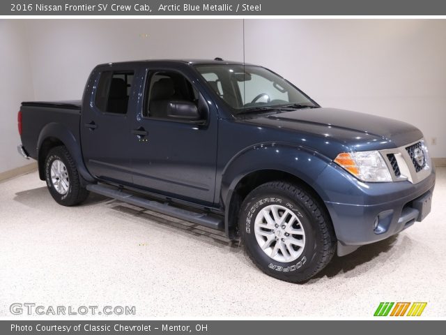 2016 Nissan Frontier SV Crew Cab in Arctic Blue Metallic
