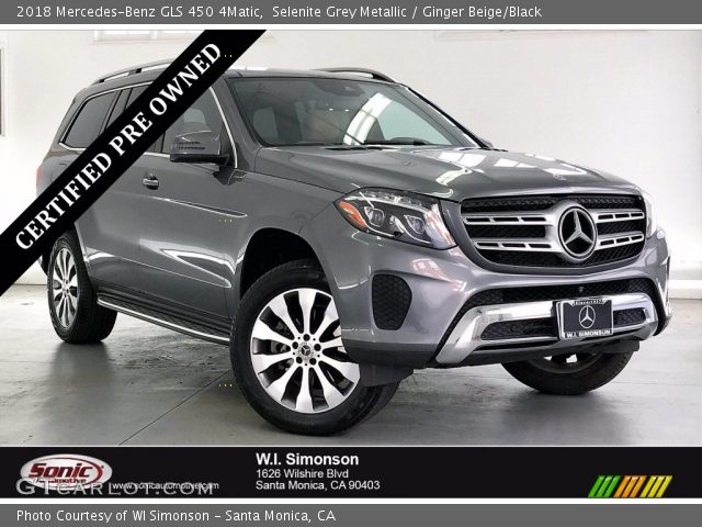 2018 Mercedes-Benz GLS 450 4Matic in Selenite Grey Metallic