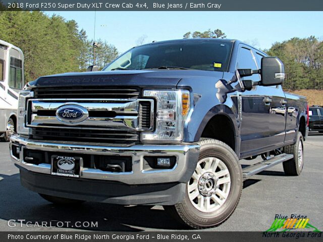2018 Ford F250 Super Duty XLT Crew Cab 4x4 in Blue Jeans