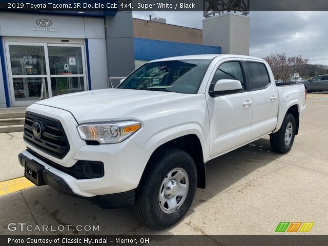 2019 Toyota Tacoma SR Double Cab 4x4 in Super White