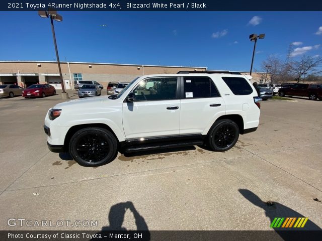 2021 Toyota 4Runner Nightshade 4x4 in Blizzard White Pearl