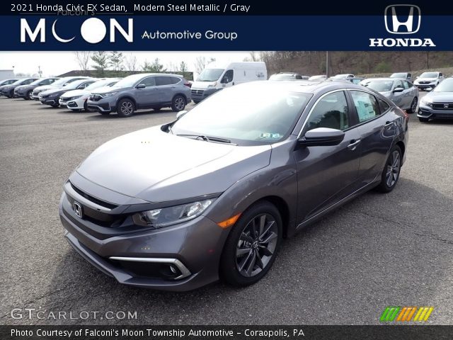2021 Honda Civic EX Sedan in Modern Steel Metallic