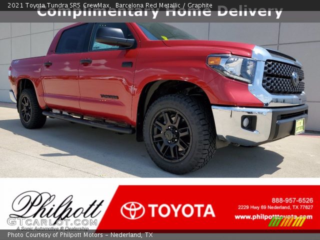2021 Toyota Tundra SR5 CrewMax in Barcelona Red Metallic