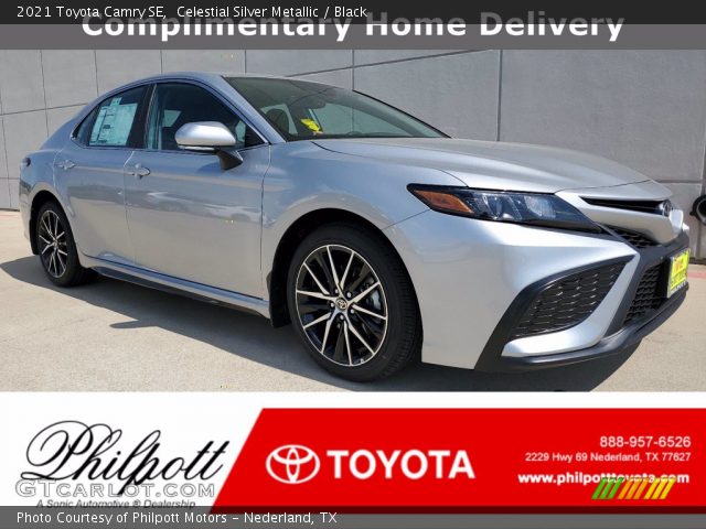 2021 Toyota Camry SE in Celestial Silver Metallic