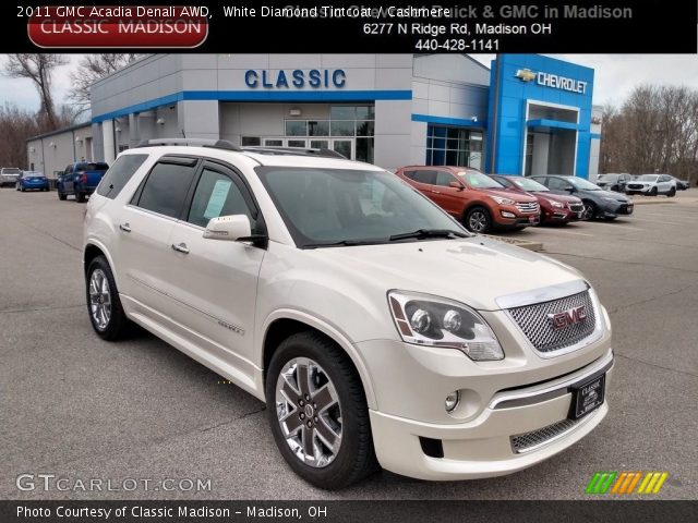 2011 GMC Acadia Denali AWD in White Diamond Tintcoat