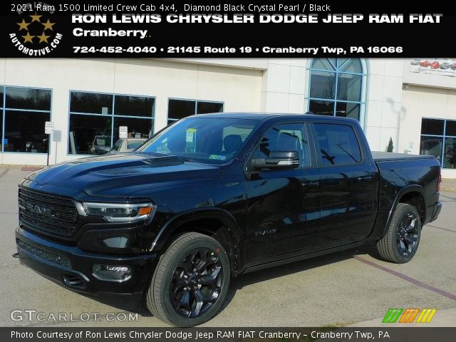 2021 Ram 1500 Limited Crew Cab 4x4 in Diamond Black Crystal Pearl