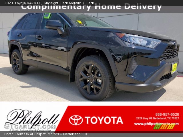 2021 Toyota RAV4 LE in Midnight Black Metallic