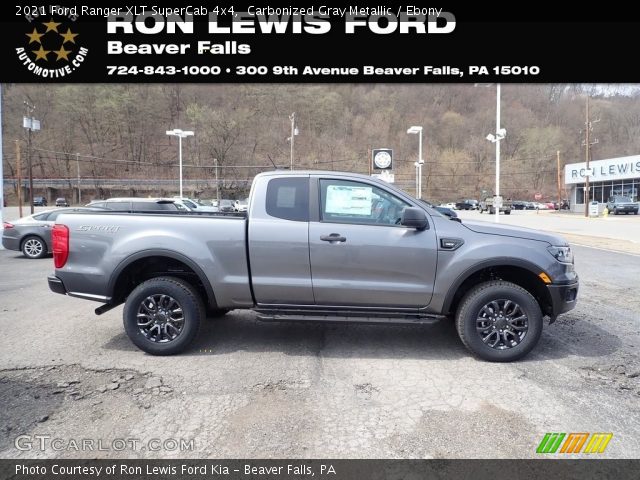 2021 Ford Ranger XLT SuperCab 4x4 in Carbonized Gray Metallic