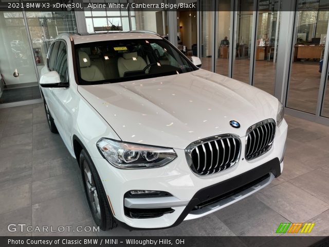 2021 BMW X3 xDrive30i in Alpine White