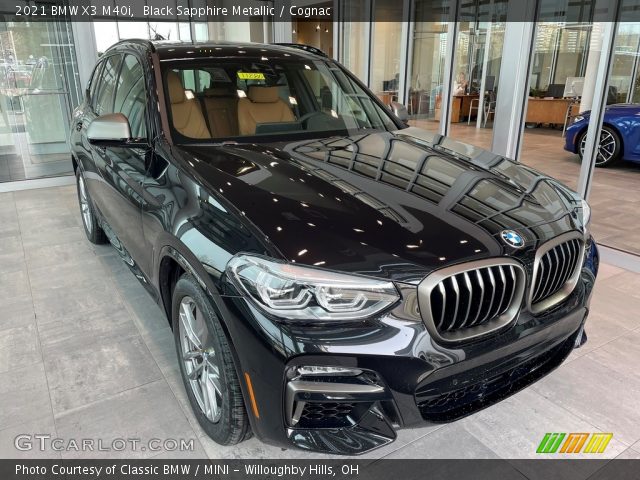 2021 BMW X3 M40i in Black Sapphire Metallic