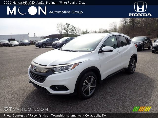 2021 Honda HR-V EX AWD in Platinum White Pearl