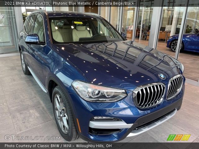 2021 BMW X3 xDrive30i in Phytonic Blue Metallic