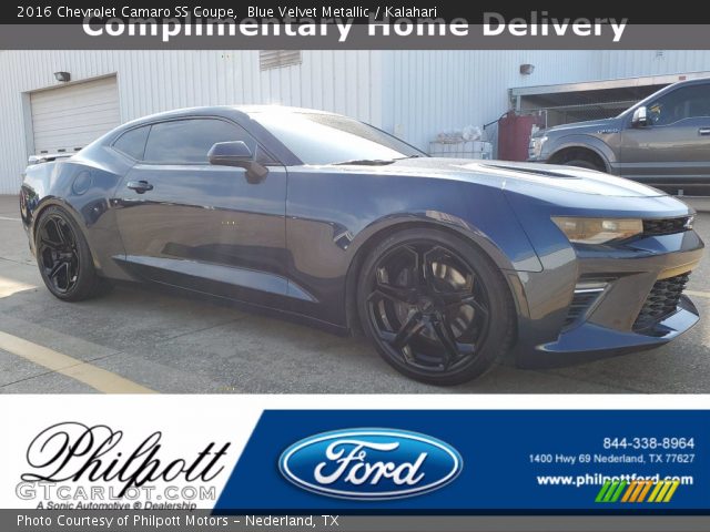 2016 Chevrolet Camaro SS Coupe in Blue Velvet Metallic