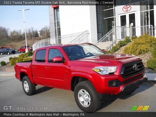 2021 Toyota Tacoma SR5 Double Cab 4x4 in Barcelona Red Metallic