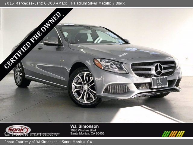 2015 Mercedes-Benz C 300 4Matic in Paladium Silver Metallic